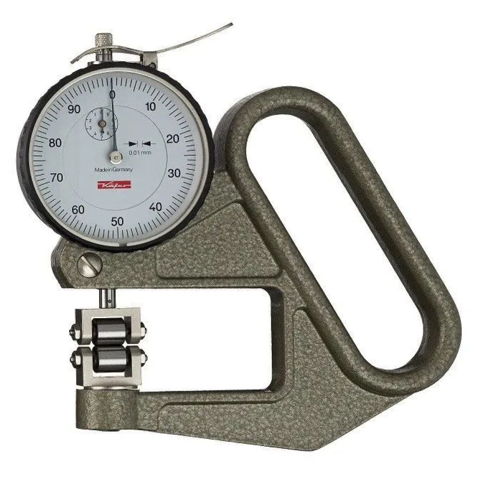 Grubościomierz zegarowy J 50 R 0-5/0.01mm końcówki rolkowe