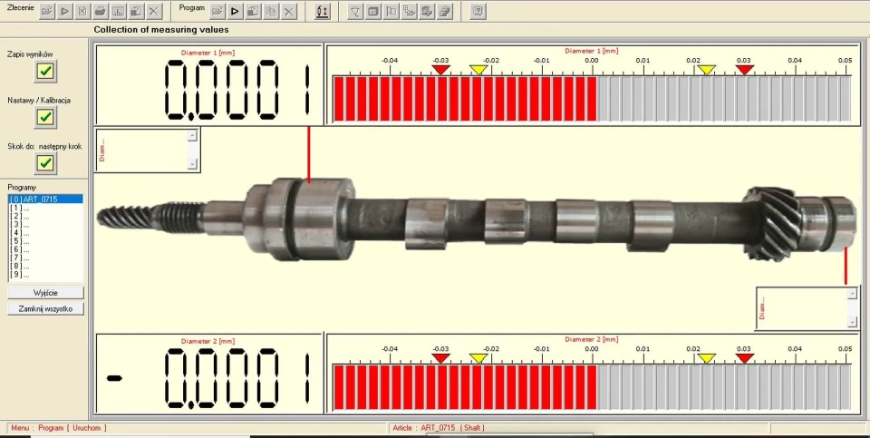 Oprogramowanie pomiarowe IBR Comgage