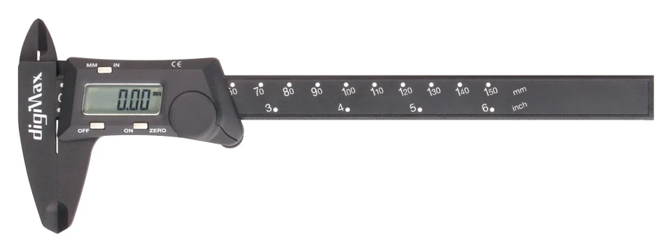 Lekka suwmiarka cyfrowa z tworzywa 150/0.01 mm