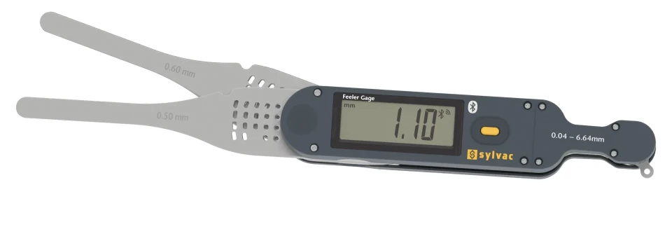 Szczelinomierz cyfrowy 0,04 - 1,00 mm (19 listków) BT