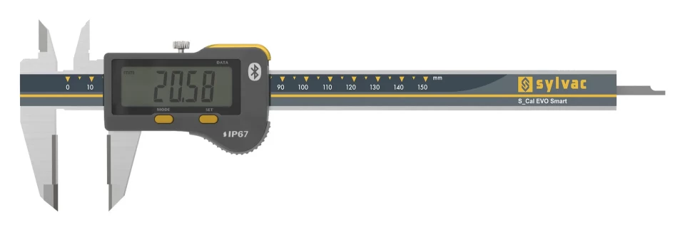 Suwmiarka cyfrowa S_Cal EVO SMART CARBIDE 0-150/0.01 IP67 BLUETOOTH