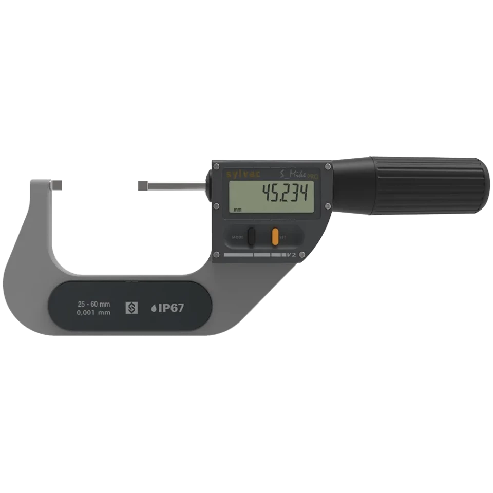 Mikrometr cyfrowy 60- 95/0.001 z końcówkami Ø2mm